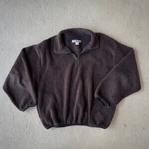 Vintage 2000s 1/4 Zip Pullover Sherpa Fleece - Men's M/L